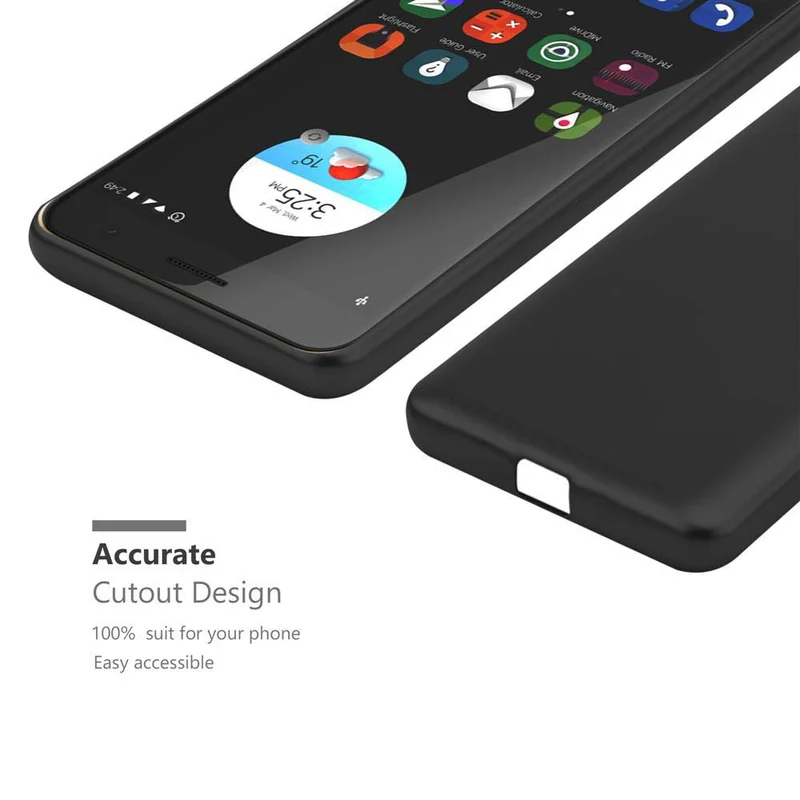 Cadorabo Hülle kompatibel mit ZTE Blade V7 Schutzhülle aus flexiblem TPU Silikon