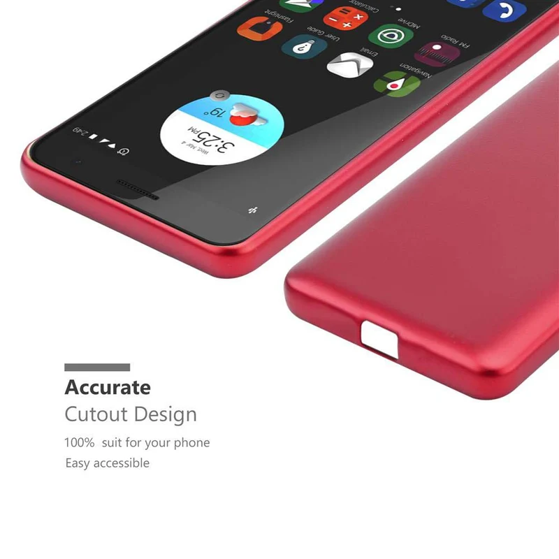 Cadorabo Hülle kompatibel mit ZTE Blade V7 Schutzhülle aus flexiblem TPU Silikon