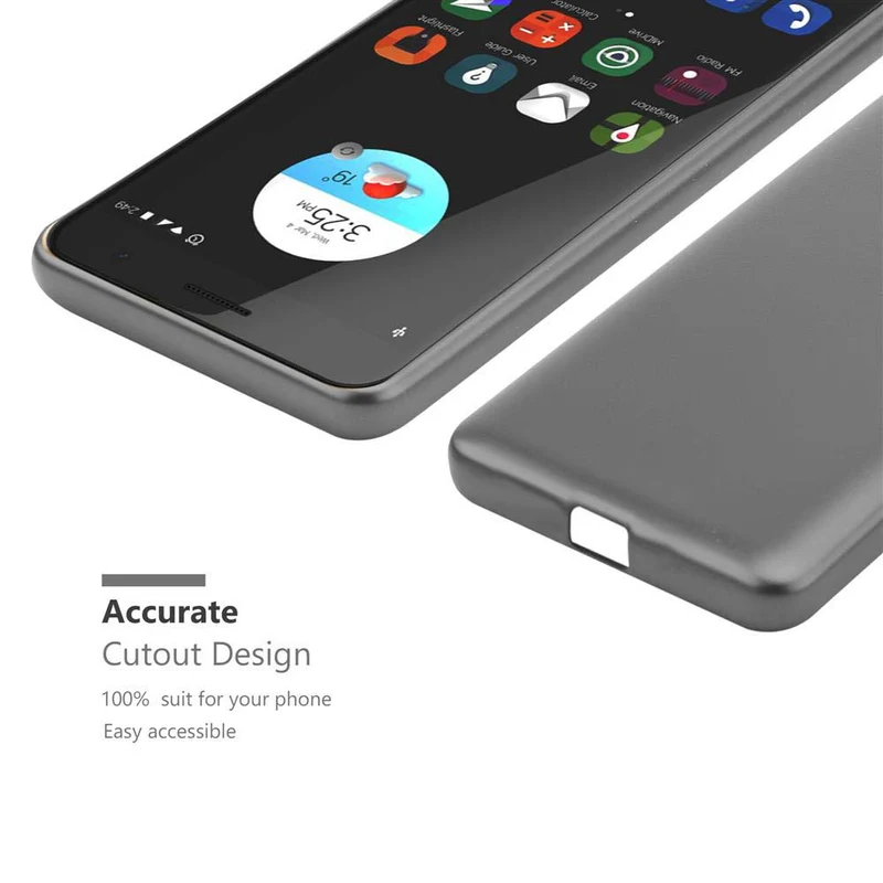 Cadorabo Hülle kompatibel mit ZTE Blade V7 Schutzhülle aus flexiblem TPU Silikon