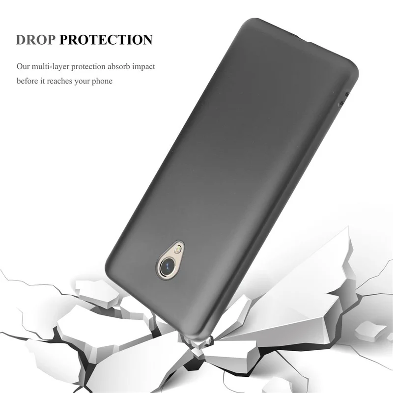 Cadorabo Hülle kompatibel mit ZTE Blade V7 Schutzhülle aus flexiblem TPU Silikon