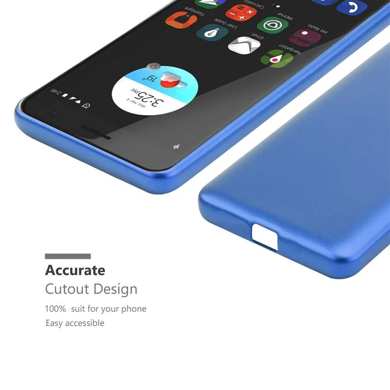 Cadorabo Hülle kompatibel mit ZTE Blade V7 Schutzhülle aus flexiblem TPU Silikon