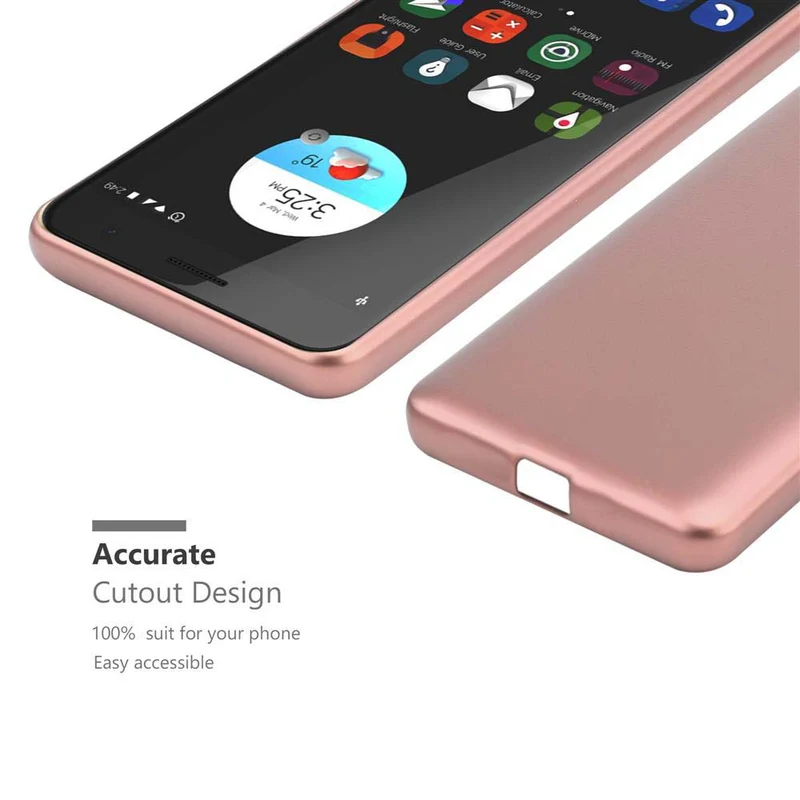 Cadorabo Hülle kompatibel mit ZTE Blade V7 Schutzhülle aus flexiblem TPU Silikon