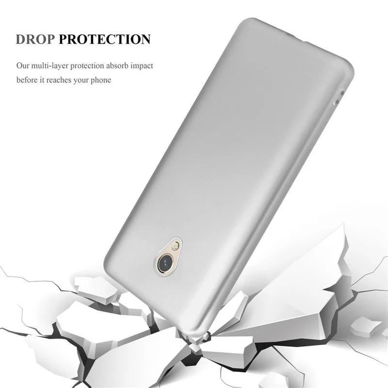 Cadorabo Hülle kompatibel mit ZTE Blade V7 Schutzhülle aus flexiblem TPU Silikon