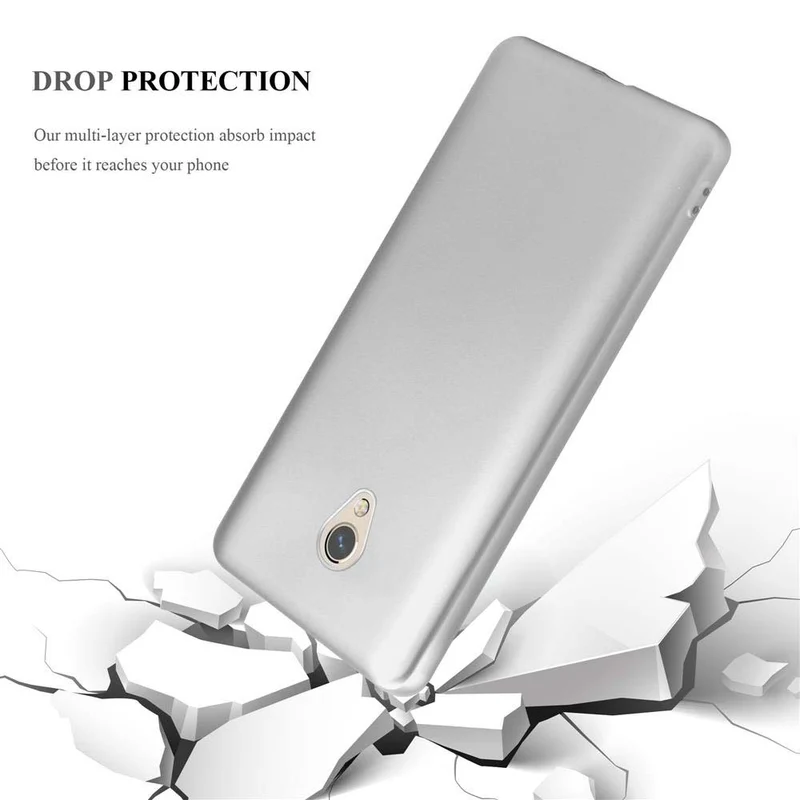 Cadorabo Hülle kompatibel mit ZTE Blade V7 Schutzhülle aus flexiblem TPU Silikon
