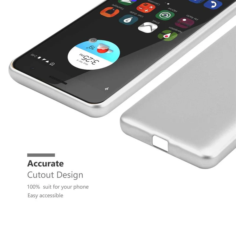 Cadorabo Hülle kompatibel mit ZTE Blade V7 Schutzhülle aus flexiblem TPU Silikon