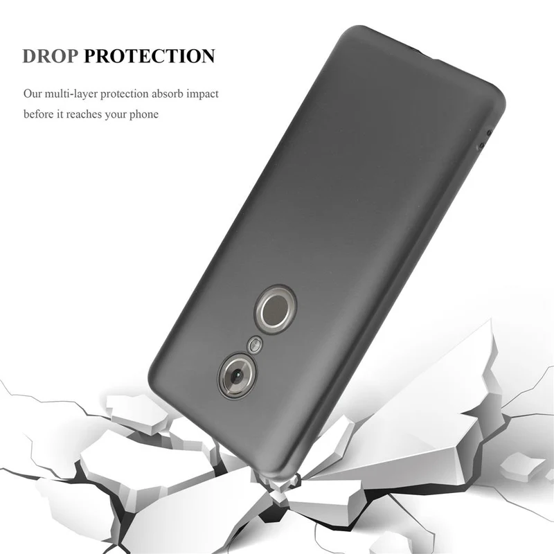 Cadorabo Hülle kompatibel mit ZTE Axon 7 MINI Schutzhülle aus flexiblem TPU Silikon