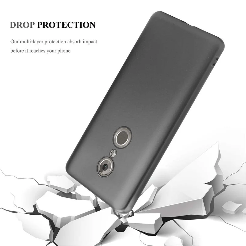 Cadorabo Hülle kompatibel mit ZTE Axon 7 MINI Schutzhülle aus flexiblem TPU Silikon
