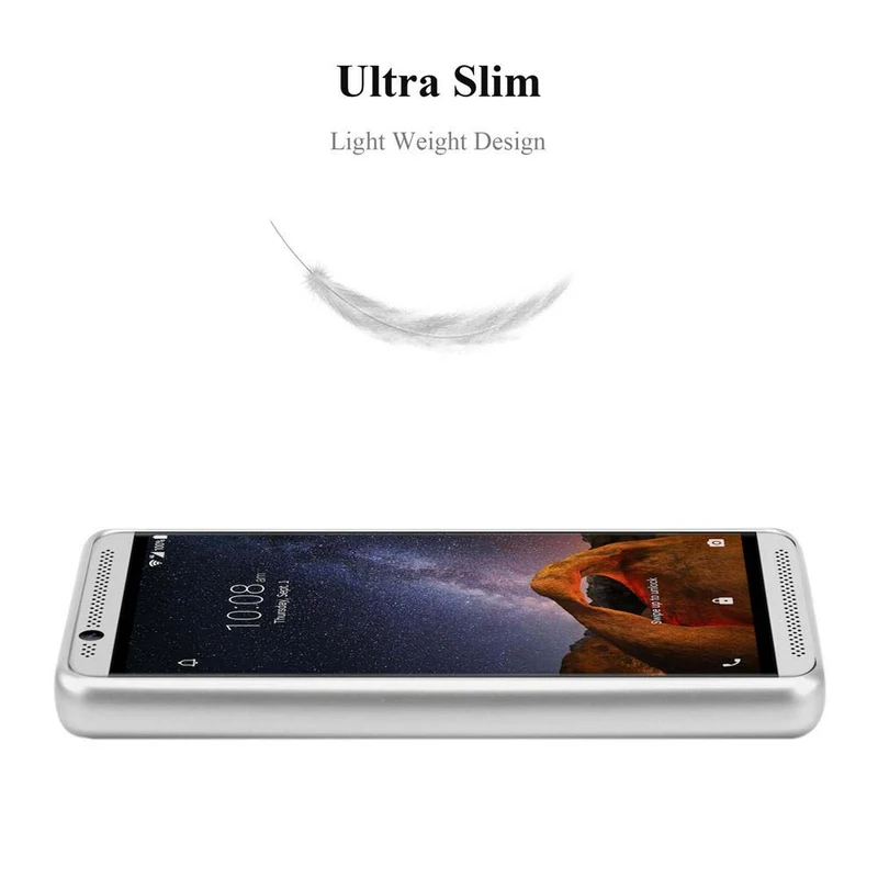 Cadorabo Hülle kompatibel mit ZTE Axon 7 MINI Schutzhülle aus flexiblem TPU Silikon