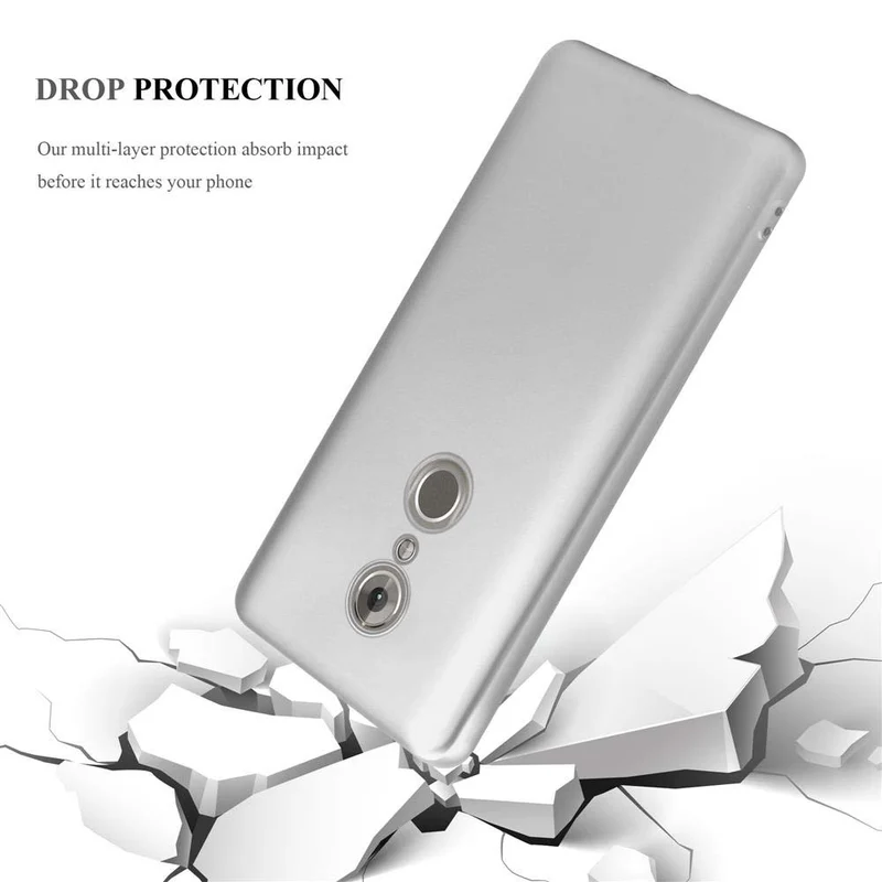 Cadorabo Hülle kompatibel mit ZTE Axon 7 MINI Schutzhülle aus flexiblem TPU Silikon