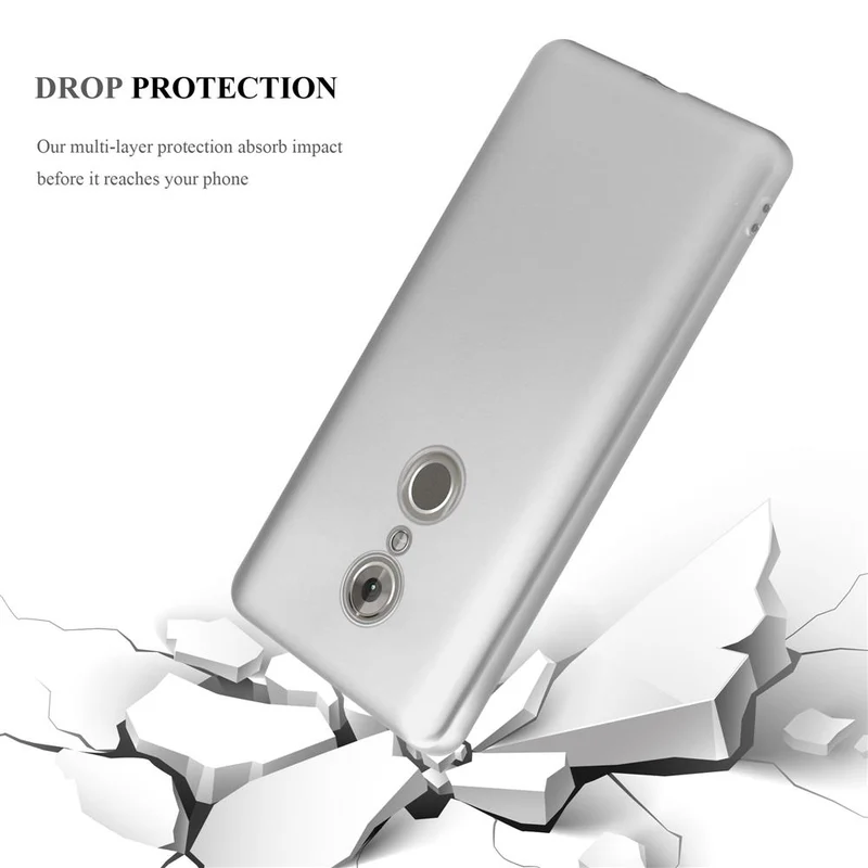 Cadorabo Hülle kompatibel mit ZTE Axon 7 MINI Schutzhülle aus flexiblem TPU Silikon