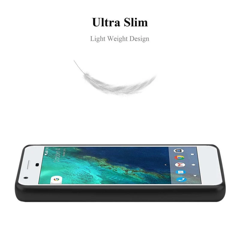 Cadorabo Hülle kompatibel mit Google PIXEL Schutzhülle aus flexiblem TPU Silikon