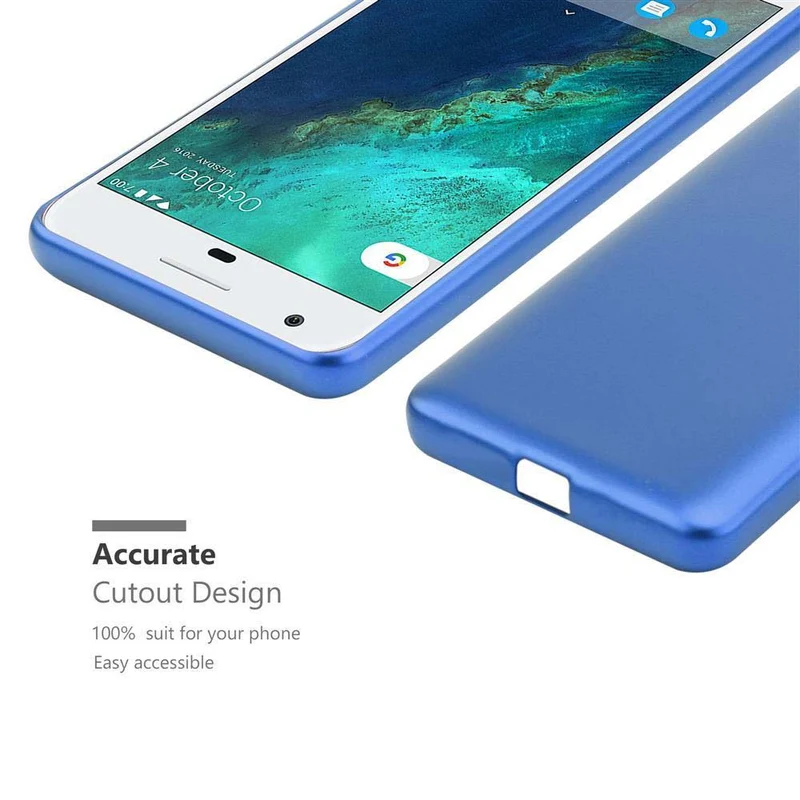 Cadorabo Hülle kompatibel mit Google PIXEL Schutzhülle aus flexiblem TPU Silikon