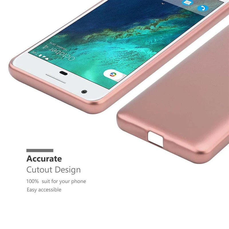 Cadorabo Hülle kompatibel mit Google PIXEL Schutzhülle aus flexiblem TPU Silikon