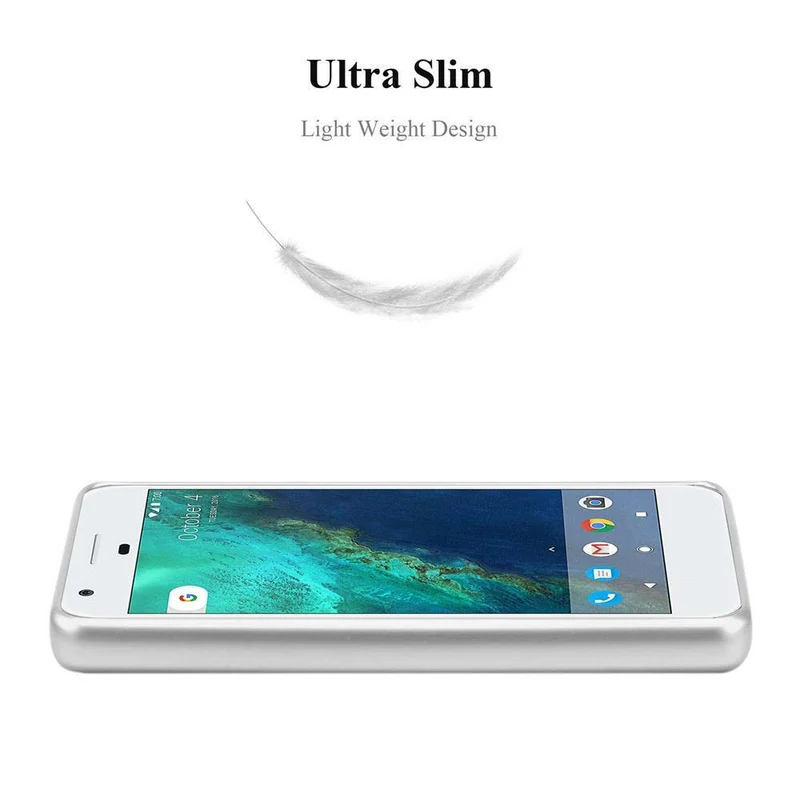 Cadorabo Hülle kompatibel mit Google PIXEL Schutzhülle aus flexiblem TPU Silikon