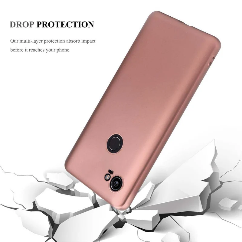 Cadorabo Hülle kompatibel mit Google PIXEL 2 XL Schutzhülle aus flexiblem TPU Silikon