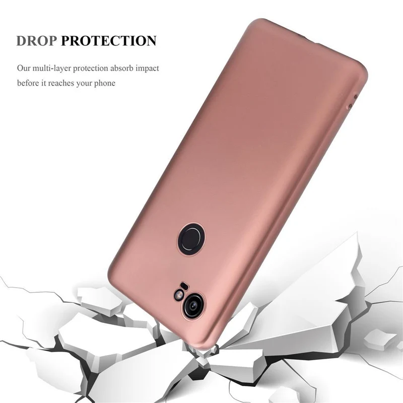 Cadorabo Hülle kompatibel mit Google PIXEL 2 XL Schutzhülle aus flexiblem TPU Silikon