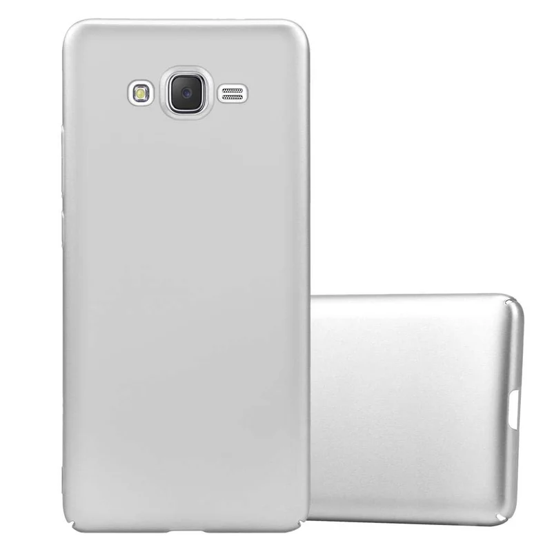 Cadorabo Hülle kompatibel mit Samsung Galaxy J7 2015 Hard Case Schutzhülle in Metall Optik gegen Kratzer und Stöße