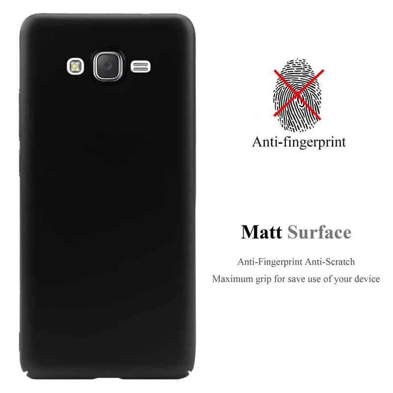Cadorabo Hülle kompatibel mit Samsung Galaxy J7 2015 Hard Case Schutzhülle in Metall Optik gegen Kratzer und Stöße