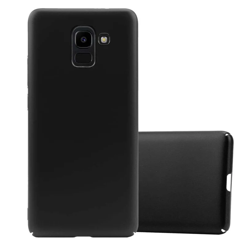 Cadorabo Hülle kompatibel mit Samsung Galaxy J6 2018 Hard Case Schutzhülle in Metall Optik gegen Kratzer und Stöße