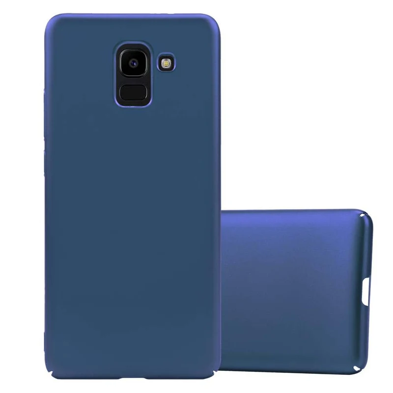Cadorabo Hülle kompatibel mit Samsung Galaxy J6 2018 Hard Case Schutzhülle in Metall Optik gegen Kratzer und Stöße