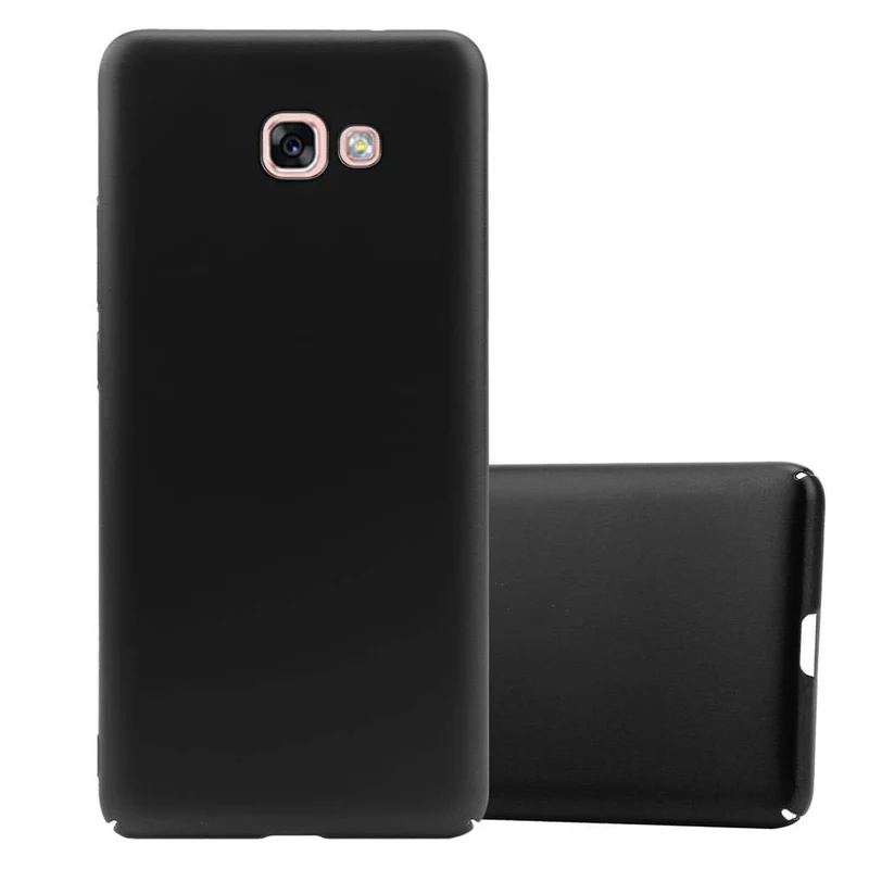 Cadorabo Hülle kompatibel mit Samsung Galaxy A7 2017 Hard Case Schutzhülle in Metall Optik gegen Kratzer und Stöße