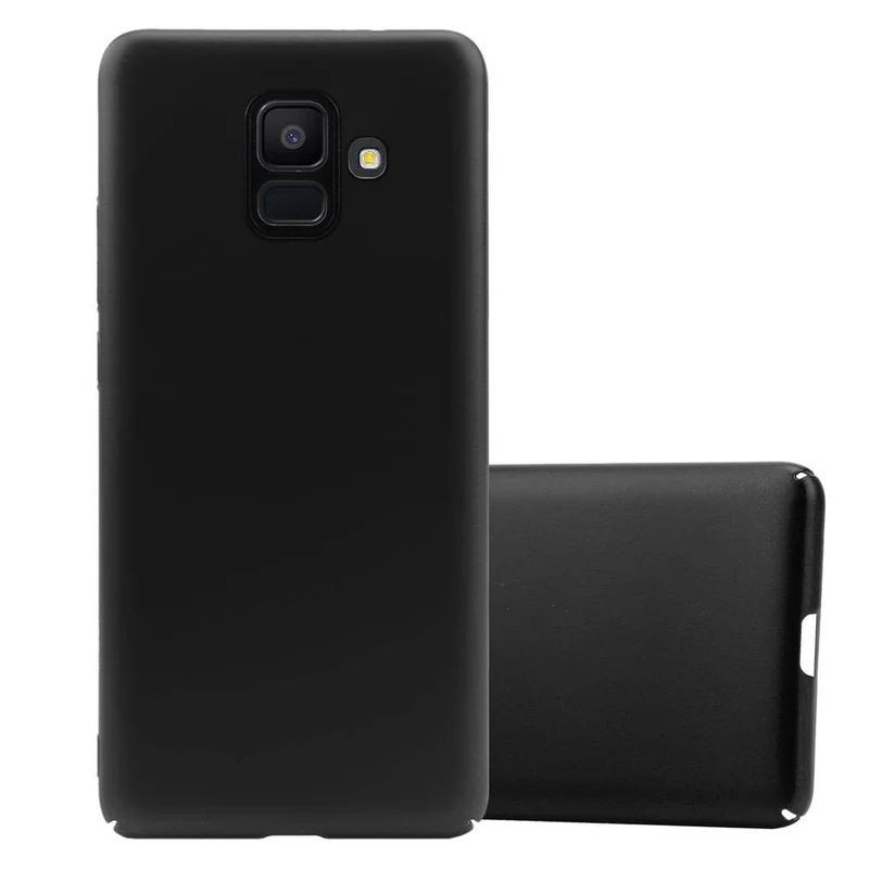 Cadorabo Hülle kompatibel mit Samsung Galaxy A6 2018 Hard Case Schutzhülle in Metall Optik gegen Kratzer und Stöße