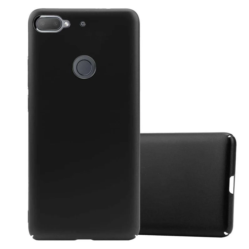 Cadorabo Hülle kompatibel mit HTC Desire 12 PLUS Hard Case Schutzhülle in Metall Optik gegen Kratzer und Stöße