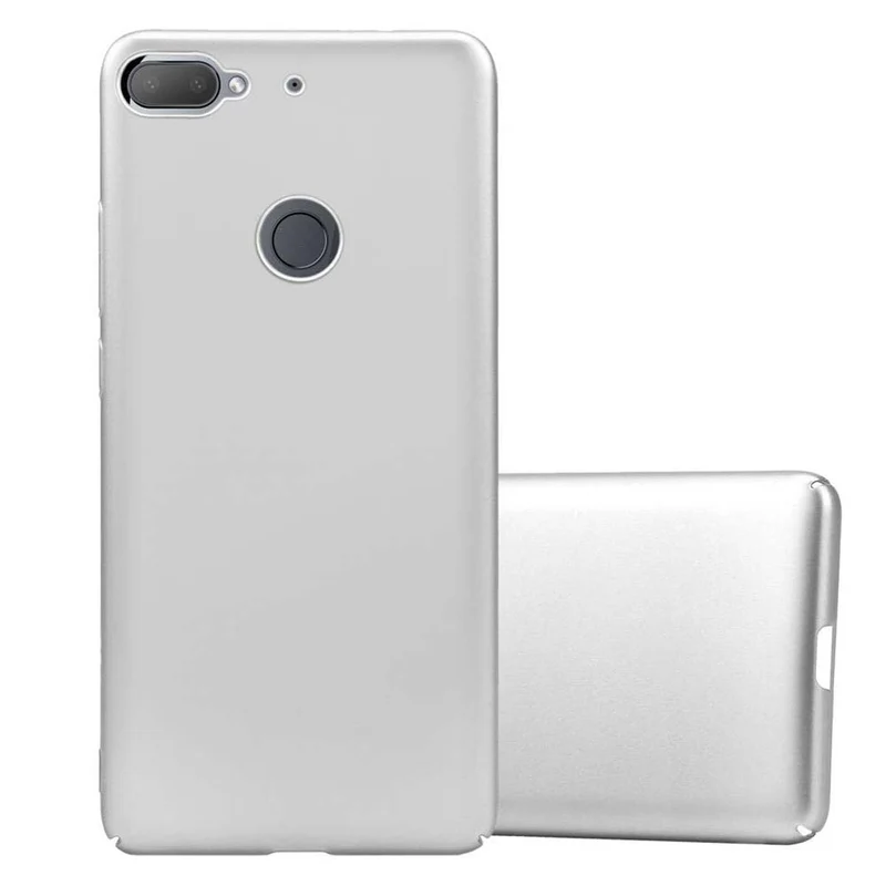 Cadorabo Hülle kompatibel mit HTC Desire 12 PLUS Hard Case Schutzhülle in Metall Optik gegen Kratzer und Stöße