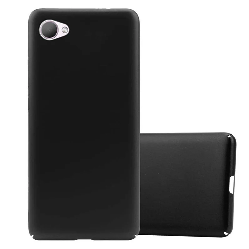 Cadorabo Hülle kompatibel mit HTC Desire 12 Hard Case Schutzhülle in Metall Optik gegen Kratzer und Stöße