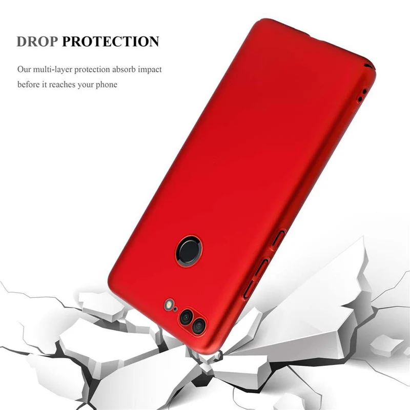 Cadorabo Hülle kompatibel mit Honor 9 LITE Hard Case Schutzhülle in Metall Optik gegen Kratzer und Stöße