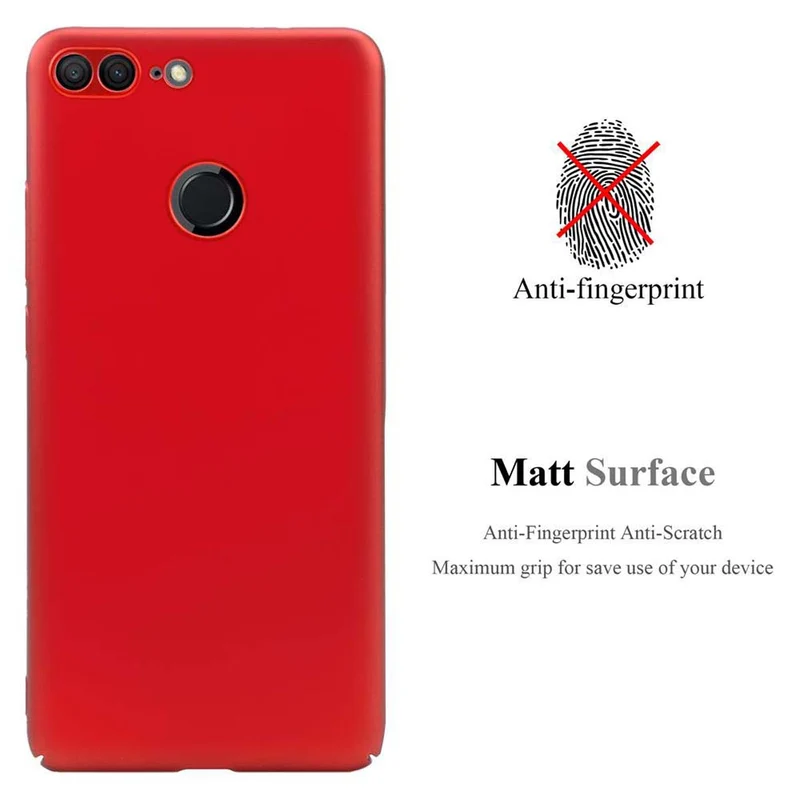 Cadorabo Hülle kompatibel mit Honor 9 LITE Hard Case Schutzhülle in Metall Optik gegen Kratzer und Stöße