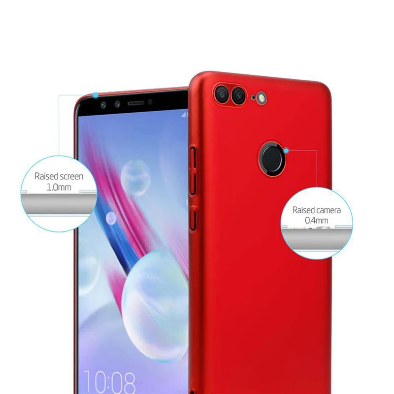 Cadorabo Hülle kompatibel mit Honor 9 LITE Hard Case Schutzhülle in Metall Optik gegen Kratzer und Stöße