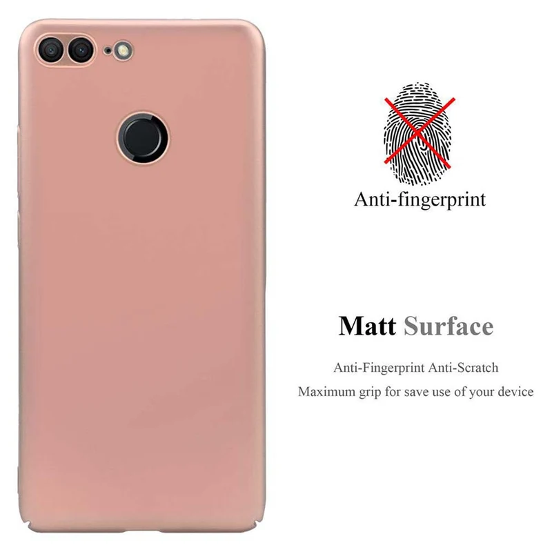 Cadorabo Hülle kompatibel mit Honor 9 LITE Hard Case Schutzhülle in Metall Optik gegen Kratzer und Stöße