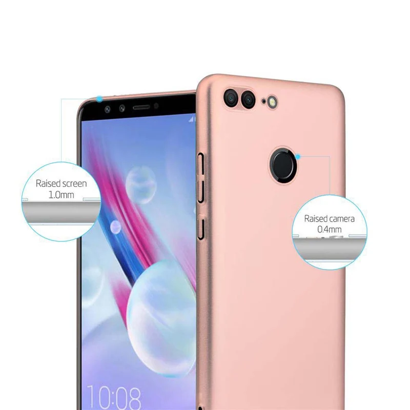 Cadorabo Hülle kompatibel mit Honor 9 LITE Hard Case Schutzhülle in Metall Optik gegen Kratzer und Stöße