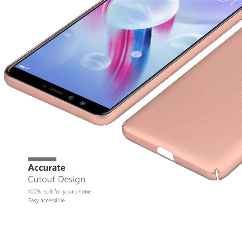 Cadorabo Hülle kompatibel mit Honor 9 LITE Hard Case Schutzhülle in Metall Optik gegen Kratzer und Stöße