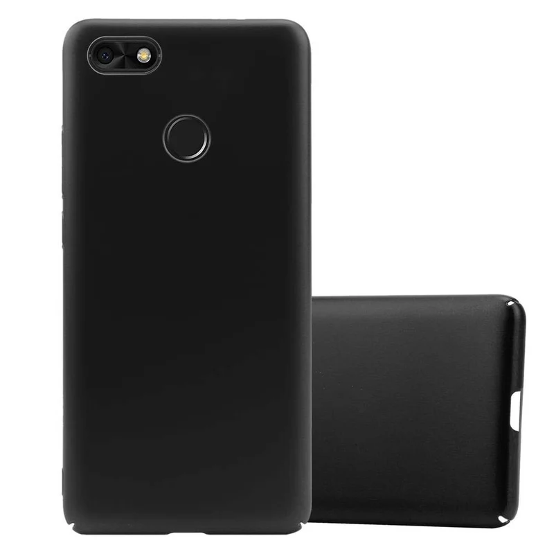 Cadorabo Hülle kompatibel mit Huawei Y6 PRO 2017 Hard Case Schutzhülle in Metall Optik gegen Kratzer und Stöße