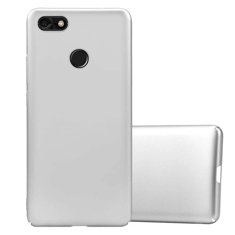 Cadorabo Hülle kompatibel mit Huawei Y6 PRO 2017 Hard Case Schutzhülle in Metall Optik gegen Kratzer und Stöße