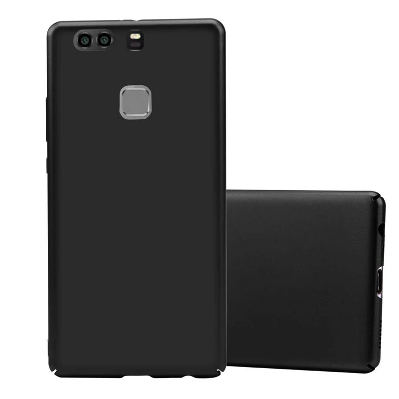 Cadorabo Hülle kompatibel mit Huawei P9 PLUS Hard Case Schutzhülle in Metall Optik gegen Kratzer und Stöße