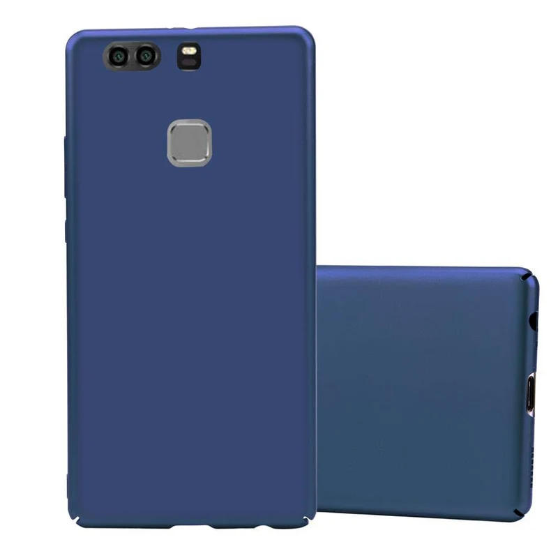 Cadorabo Hülle kompatibel mit Huawei P9 PLUS Hard Case Schutzhülle in Metall Optik gegen Kratzer und Stöße