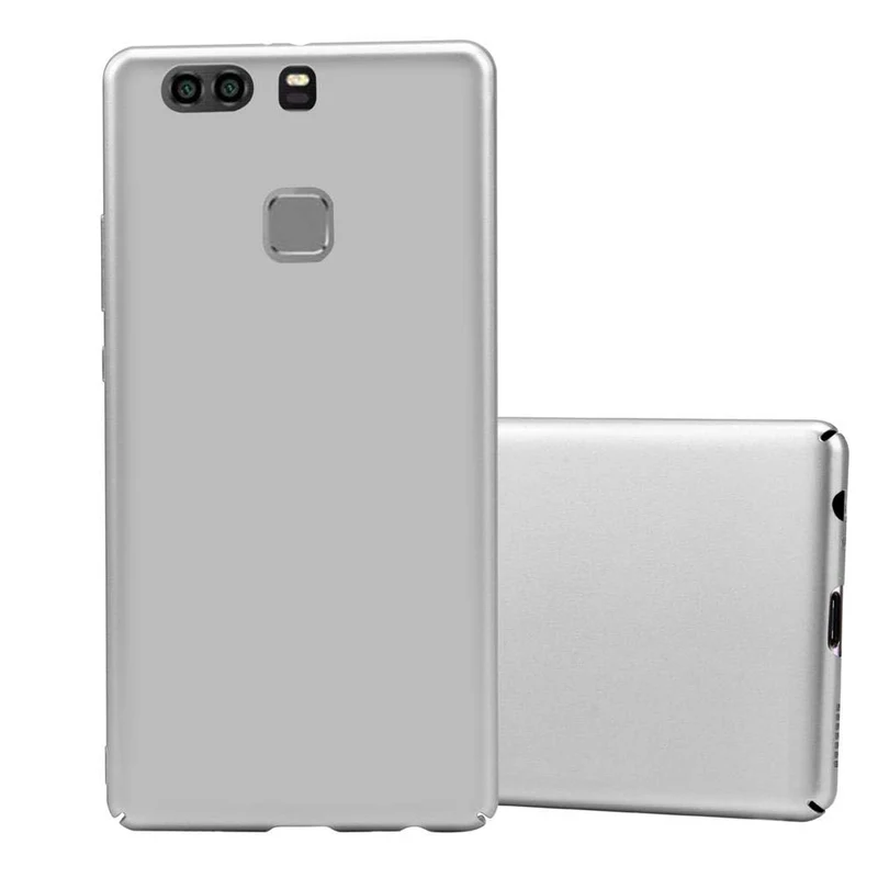 Cadorabo Hülle kompatibel mit Huawei P9 PLUS Hard Case Schutzhülle in Metall Optik gegen Kratzer und Stöße