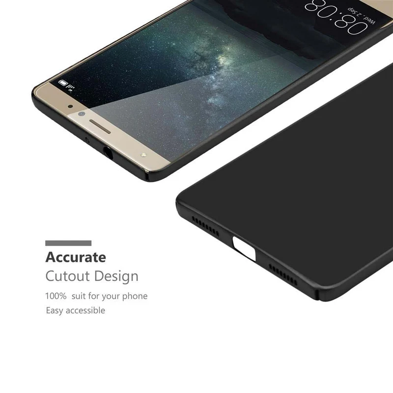 Cadorabo Hülle kompatibel mit Huawei MATE S Hard Case Schutzhülle in Metall Optik gegen Kratzer und Stöße