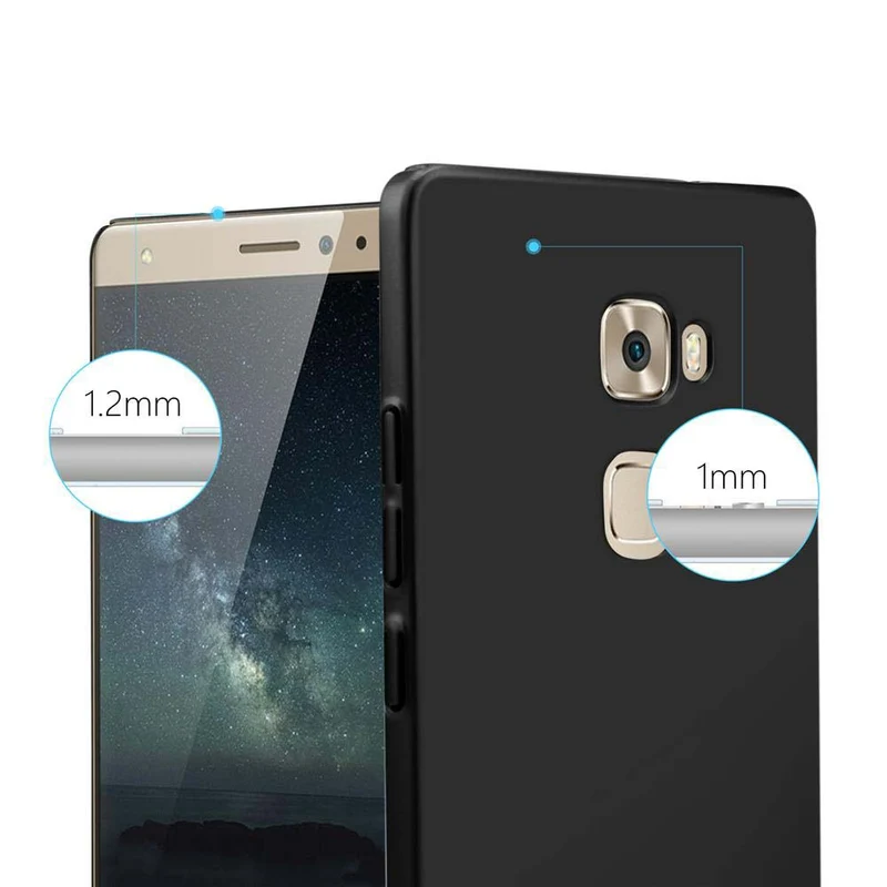 Cadorabo Hülle kompatibel mit Huawei MATE S Hard Case Schutzhülle in Metall Optik gegen Kratzer und Stöße