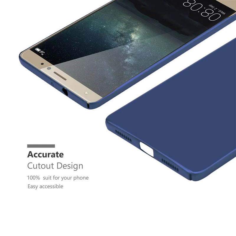 Cadorabo Hülle kompatibel mit Huawei MATE S Hard Case Schutzhülle in Metall Optik gegen Kratzer und Stöße
