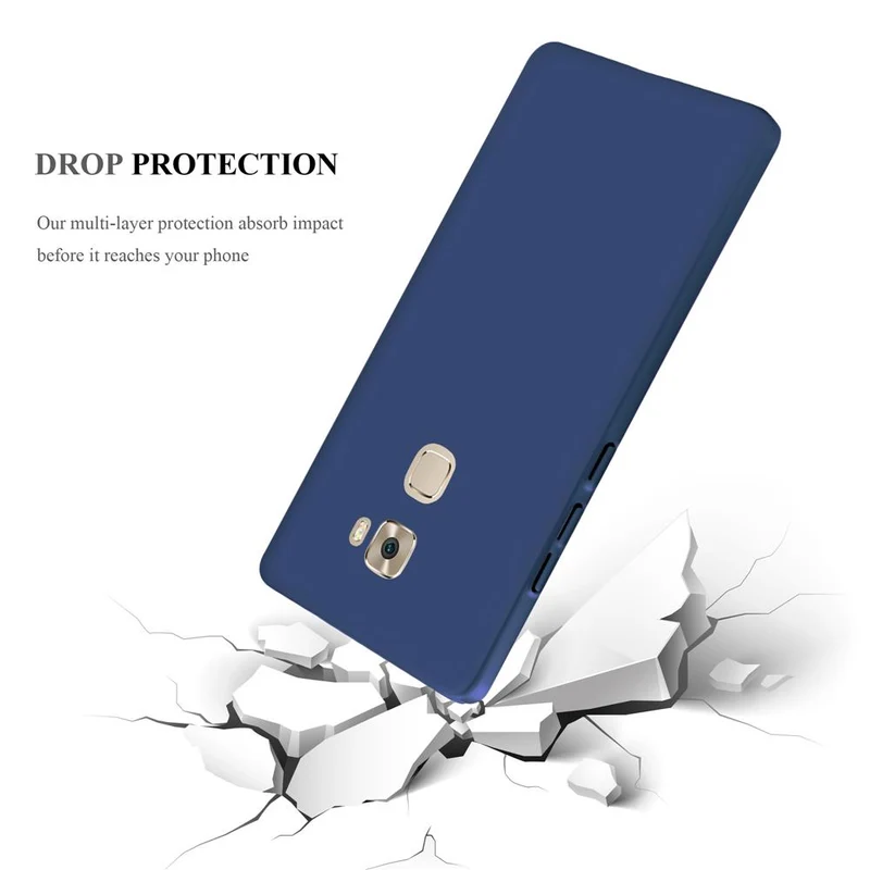 Cadorabo Hülle kompatibel mit Huawei MATE S Hard Case Schutzhülle in Metall Optik gegen Kratzer und Stöße
