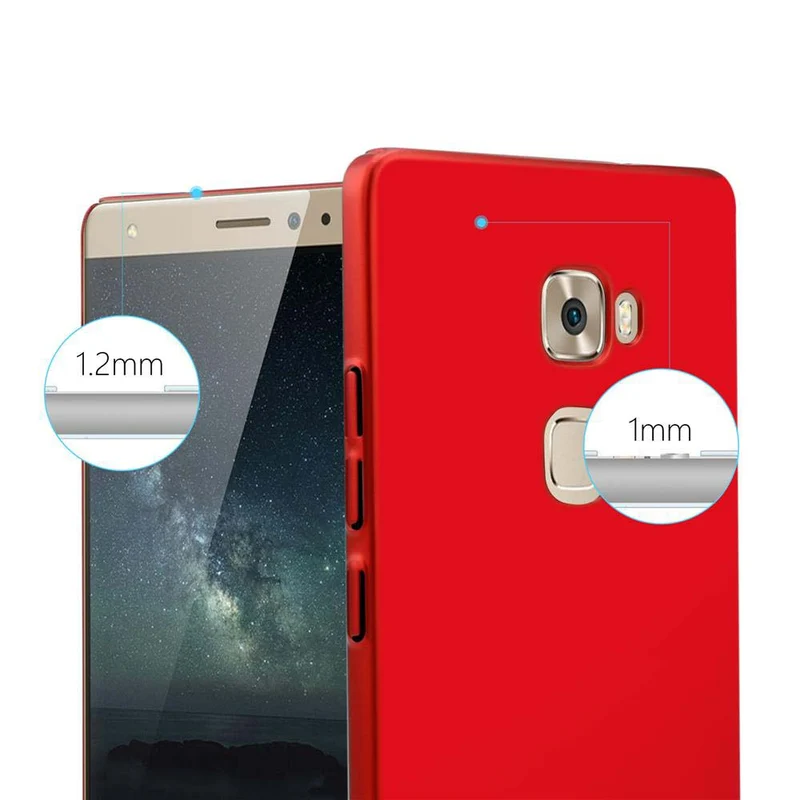 Cadorabo Hülle kompatibel mit Huawei MATE S Hard Case Schutzhülle in Metall Optik gegen Kratzer und Stöße