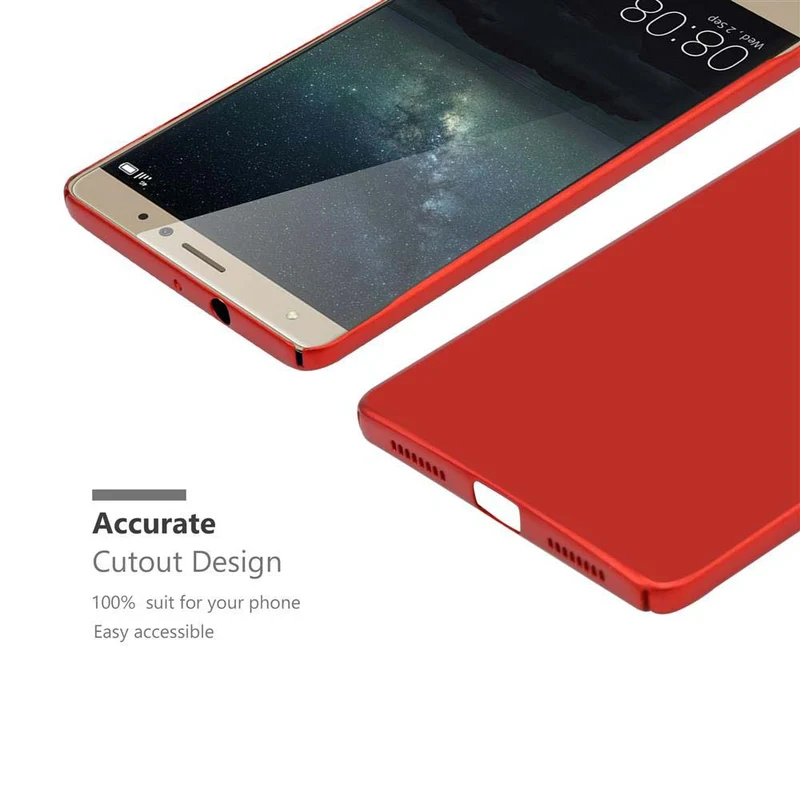 Cadorabo Hülle kompatibel mit Huawei MATE S Hard Case Schutzhülle in Metall Optik gegen Kratzer und Stöße