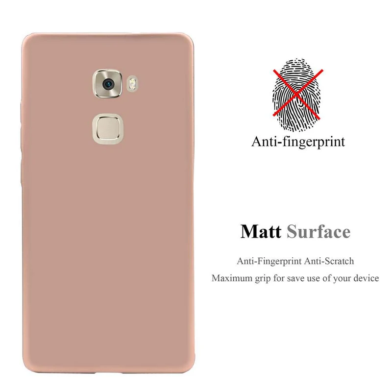 Cadorabo Hülle kompatibel mit Huawei MATE S Hard Case Schutzhülle in Metall Optik gegen Kratzer und Stöße