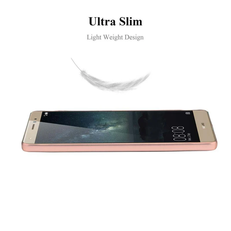 Cadorabo Hülle kompatibel mit Huawei MATE S Hard Case Schutzhülle in Metall Optik gegen Kratzer und Stöße