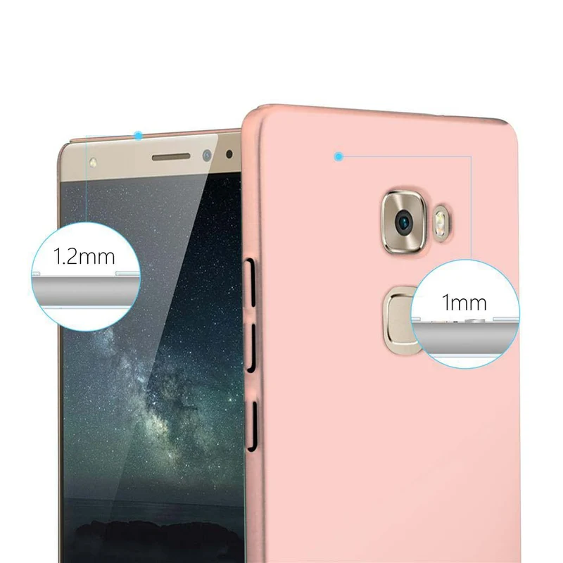 Cadorabo Hülle kompatibel mit Huawei MATE S Hard Case Schutzhülle in Metall Optik gegen Kratzer und Stöße