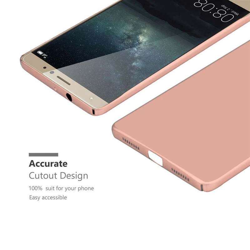 Cadorabo Hülle kompatibel mit Huawei MATE S Hard Case Schutzhülle in Metall Optik gegen Kratzer und Stöße